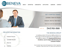 Tablet Screenshot of benevagroup.com